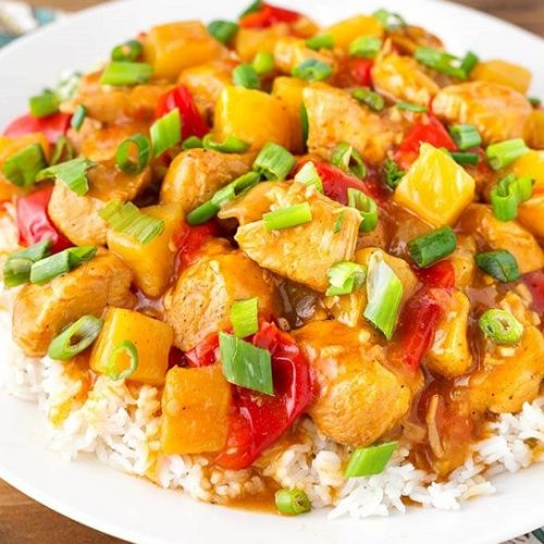 Hawaiian Chicken over Coconut Rice – Smart Lifestyling