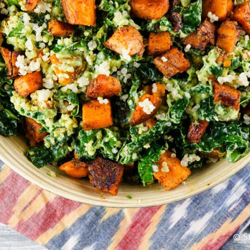 Roasted Sweet Potato, Kale & Quinoa Salad – Smart Lifestyling